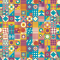 Adesivo Papel de Parede - Bauhaus Quadrados 2