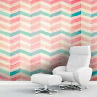 Adesivo Papel de Parede - Geométrico Rosa