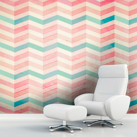 Adesivo Papel de Parede - Geométrico Rosa