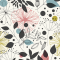 Adesivo Papel de Parede - Floral Abstrato-1