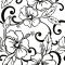 Adesivo Papel de Parede - Floral Nanquim