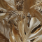 Adesivo Papel de Parede - Folhagem Rose Gold 