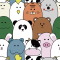 Adesivo Papel de Parede - Animais Infantil
