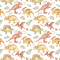 Adesivo Papel de Parede - Dinossauro Folhagem