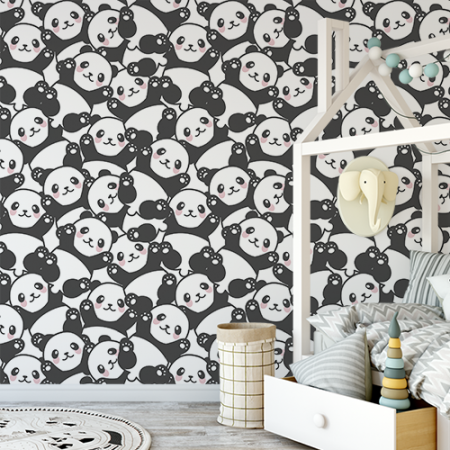 Adesivo Papel de Parede - Panda