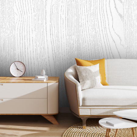 Adesivo Papel de Parede - Madeira MDF Chapa Branca