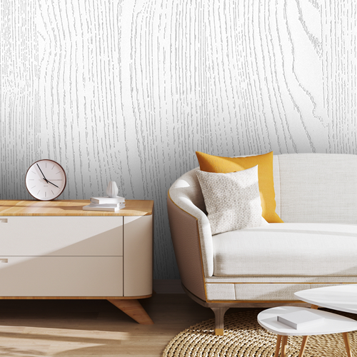 Adesivo Papel de Parede - Madeira MDF Chapa Branca