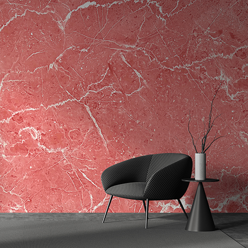 Adesivo Papel de Parede - Mármore Coral