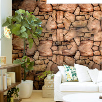 Adesivo Papel de Parede - Pedra Rochedo