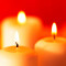 Painéis Fotográficos- Velas vermelhas