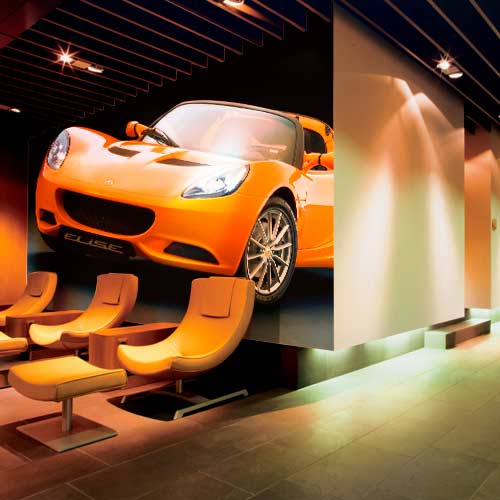 Painéis Fotográficos- Lotus carro