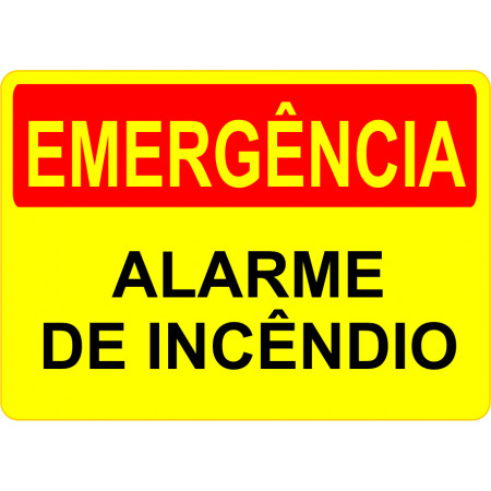 Placa Alarme de Incêndio