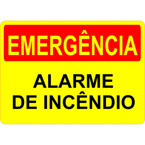 Placa Alarme de Incêndio