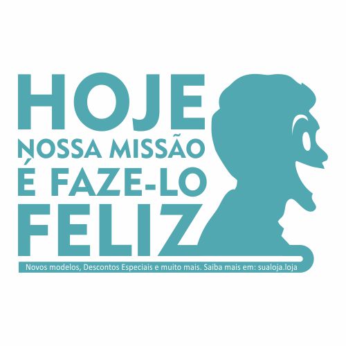 Adesivo de Vitrine - Dia dos Pais - Faze-lo Feliz