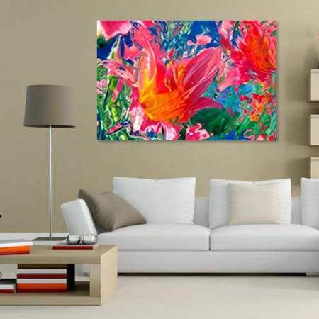 Quadro Decorativo - Jardim abstrato