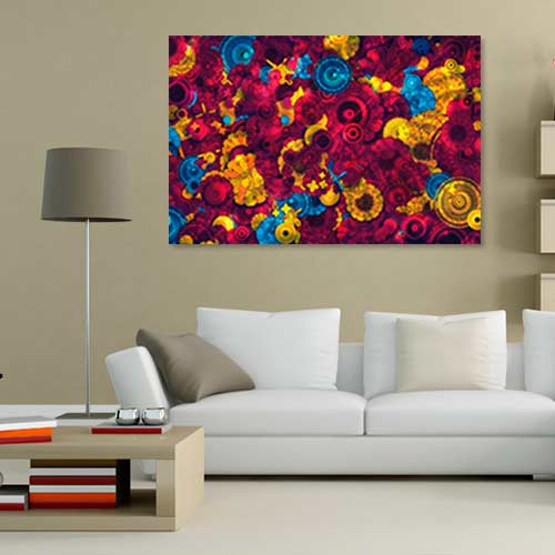 Quadro Decorativo - Flor metálico