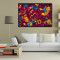 Quadro Decorativo - Flor metálico