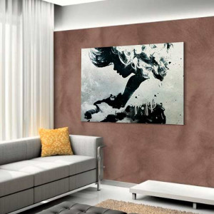 Quadro Decorativo - Garota Abstrata