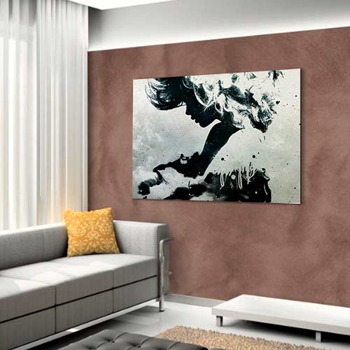 Quadro Decorativo - Garota Abstrata