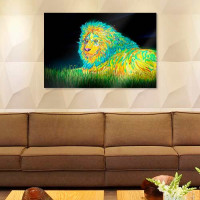 Quadro Decorativo - Leao Abstrato