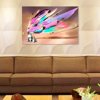 Quadro Decorativo - Robô artístico 