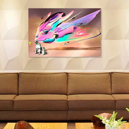 Quadro Decorativo - Robô artístico 