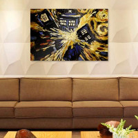 Quadro Decorativo - Tardis van gogh