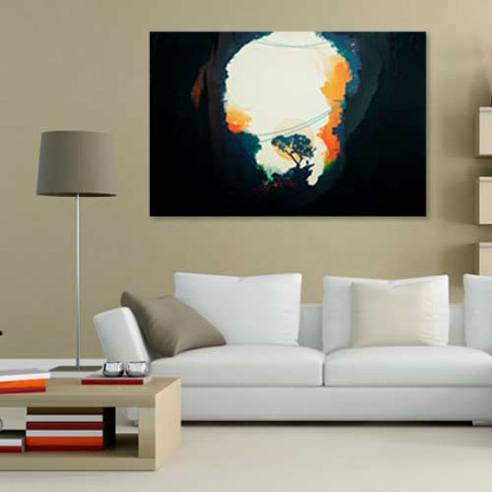 Quadro Decorativo - Vale minimalista