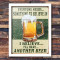 Quadrinho Decorativo - Another Beer