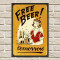 Quadro Decorativo -Free Beer!