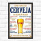 Quadro Decorativo -Como pedir cerveja