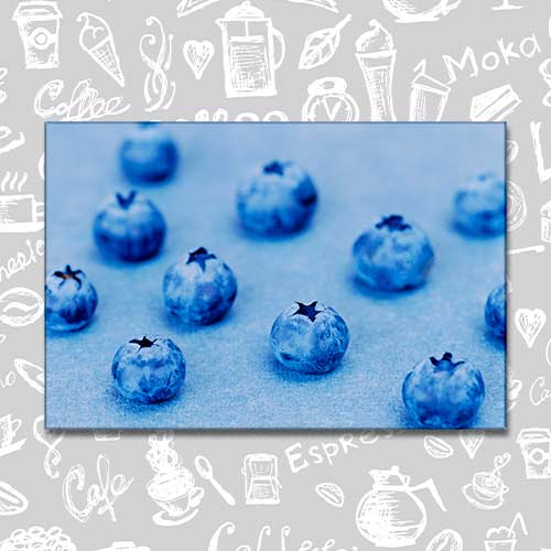 Quadro Decorativo - Blueberry / Mertilo
