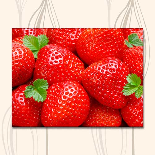 Quadro Decorativo - Morangos
