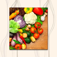 Quadro Decorativo - Legumes