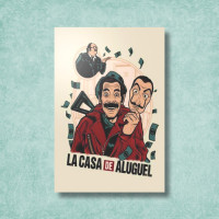 Quadrinho Decorativo - Casa de Aluguel