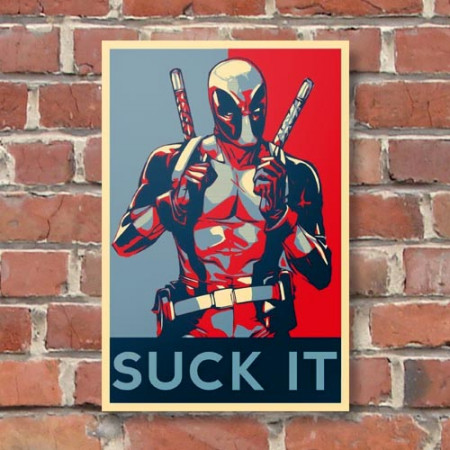 Quadrinho Decorativo - Deadpool