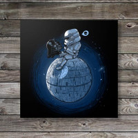 Quadrinho Decorativo - Estrela da Morte