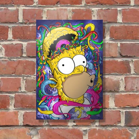 Quadrinho Decorativo - Homer Colorido