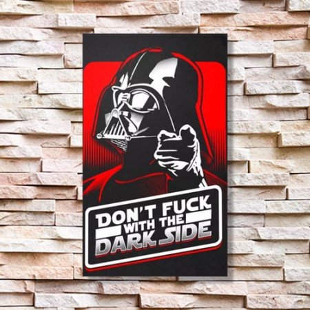 Quadrinho Decorativo - Lado Negro da Força