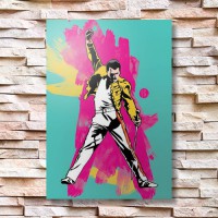 Quadrinho Decorativo - Freddie Mercury