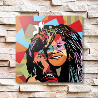 Quadrinho Decorativo - Janis Joplin