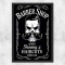 Quadro Decorativo - Barbershop Caveira Jack