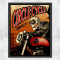 Quadro Decorativo - Barbershop circle cycle