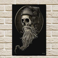 Quadro Decorativo - Barbershop cranio DJ