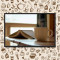 Quadrinho Decorativo - Cafeteria café com leitura