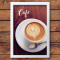 Quadrinho Decorativo - Café Coração