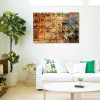 Quadro Decorativo - Jardim vasos de cactos