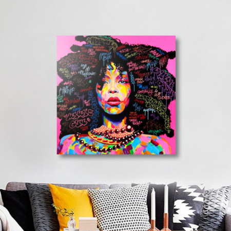 Quadros com Fotos - Afro