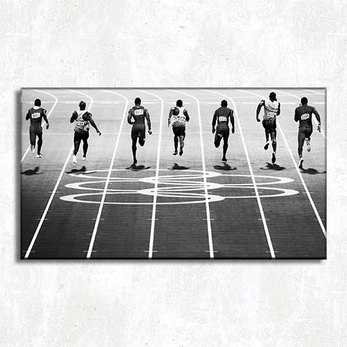 Quadros Decorativo- Atletismo 100metro