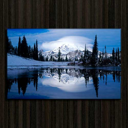 Quadro com fotos-Lago congelado